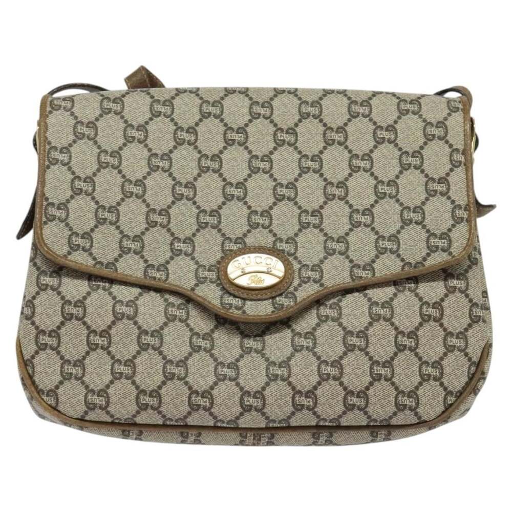 Gucci GG Plus Shoulder Bag Beige